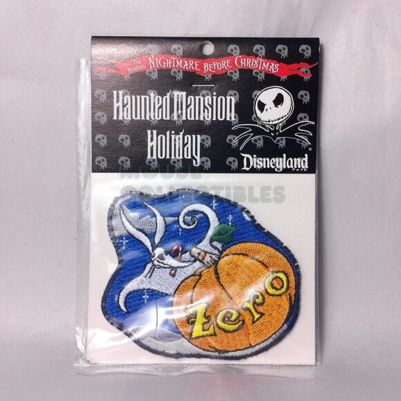 Vintage Disney Parks Nightmare Before Christmas Patch Haunted Mansion Zero Ghost - Picture 1 of 5